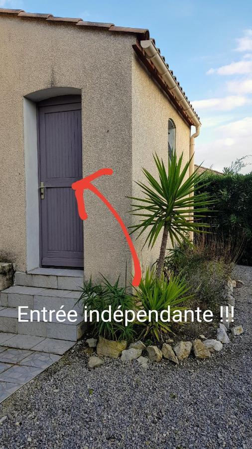 Studio Dans La Villa Les Cigales Lezignan-Corbieres Bagian luar foto