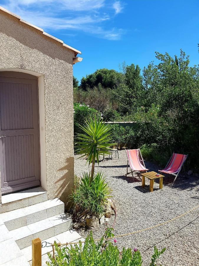 Studio Dans La Villa Les Cigales Lezignan-Corbieres Bagian luar foto