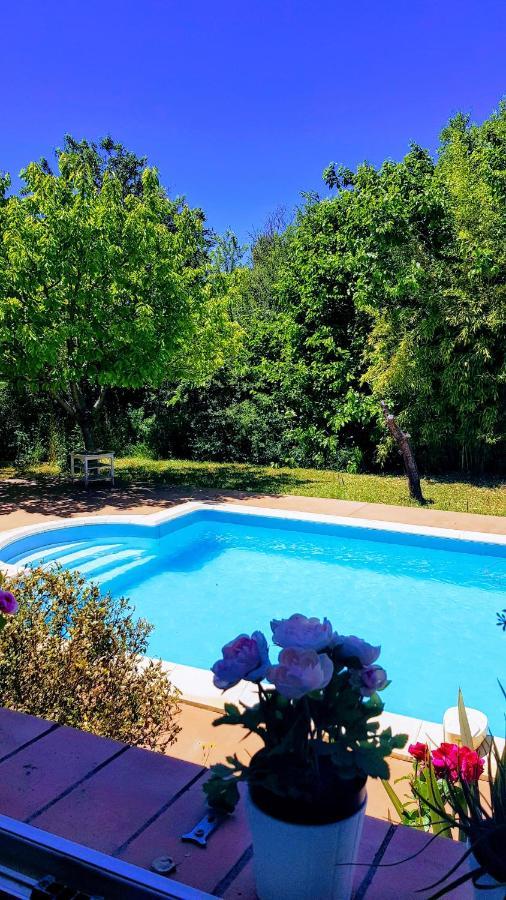 Studio Dans La Villa Les Cigales Lezignan-Corbieres Bagian luar foto