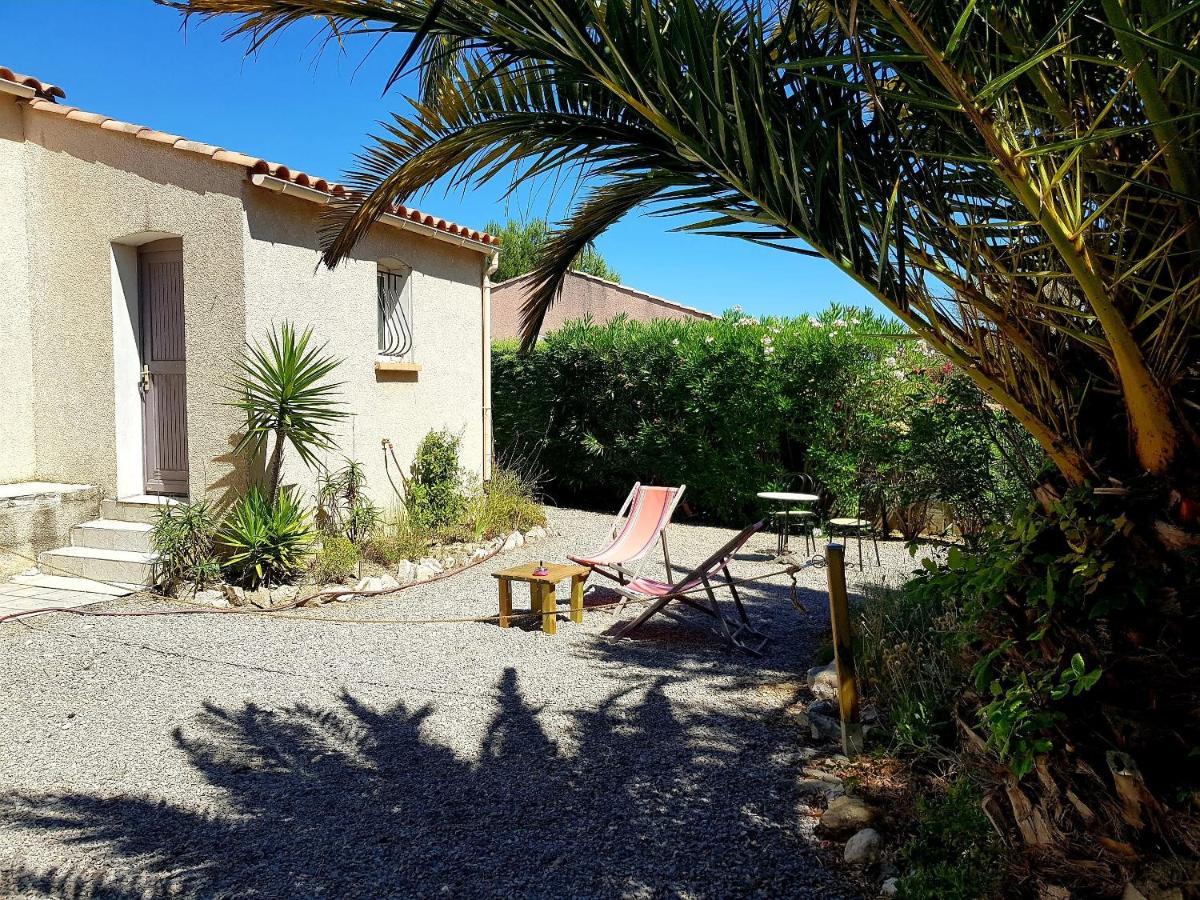 Studio Dans La Villa Les Cigales Lezignan-Corbieres Bagian luar foto